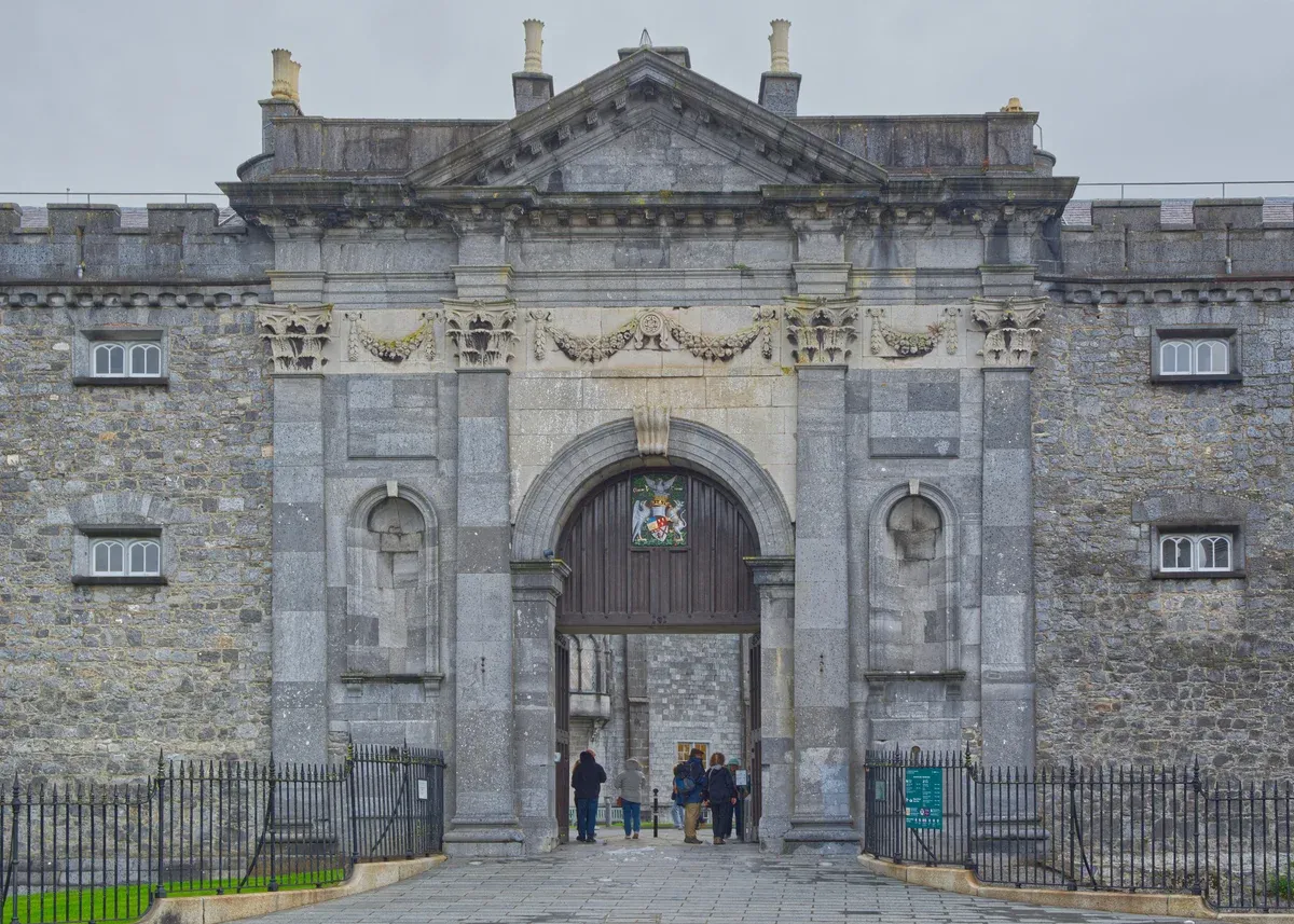 Kilkenny Castle gatehouse on a vacation tours of Ireland day trip