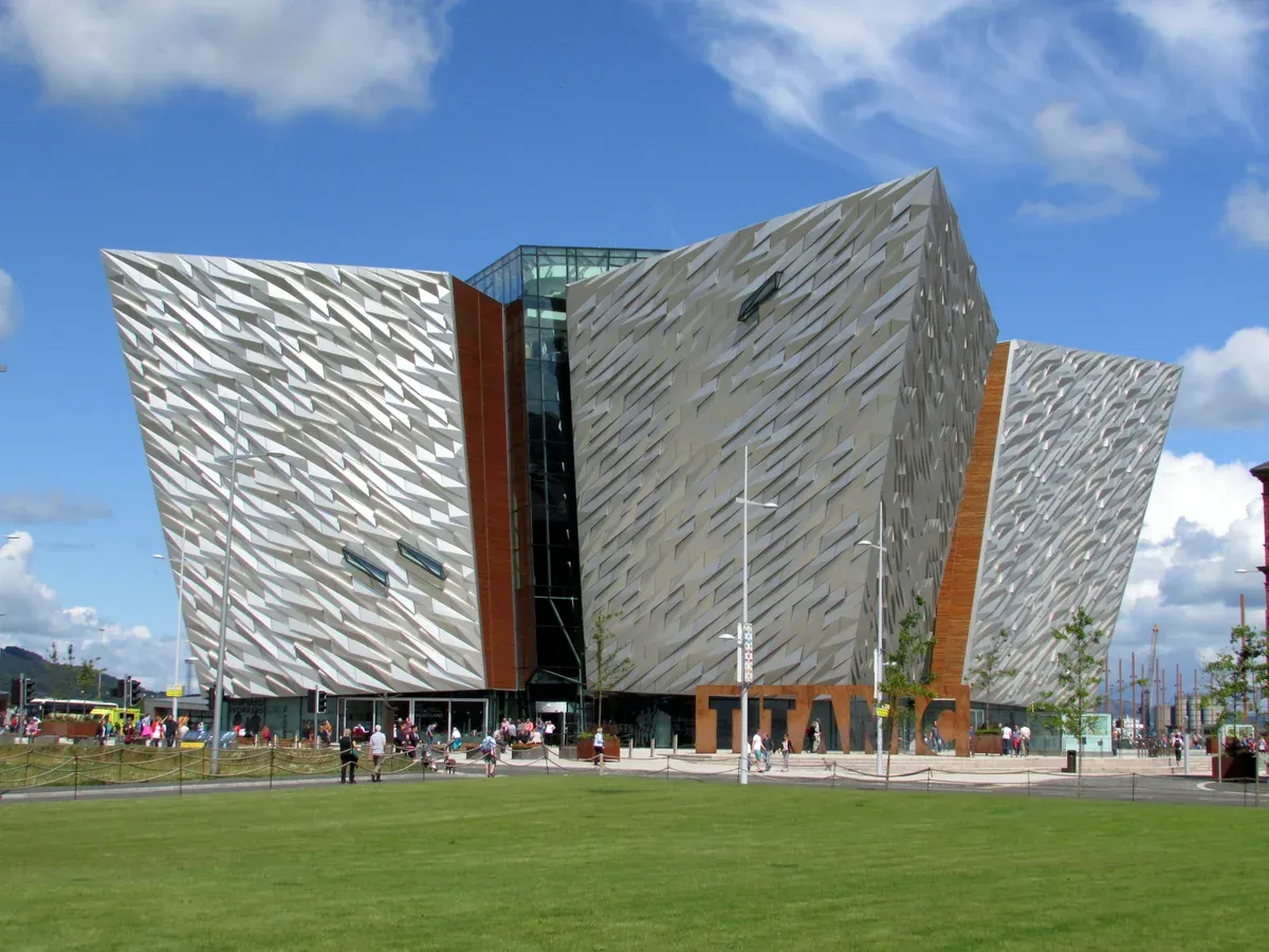 Titanic Belfast building on a 2-day Northern Ireland tour